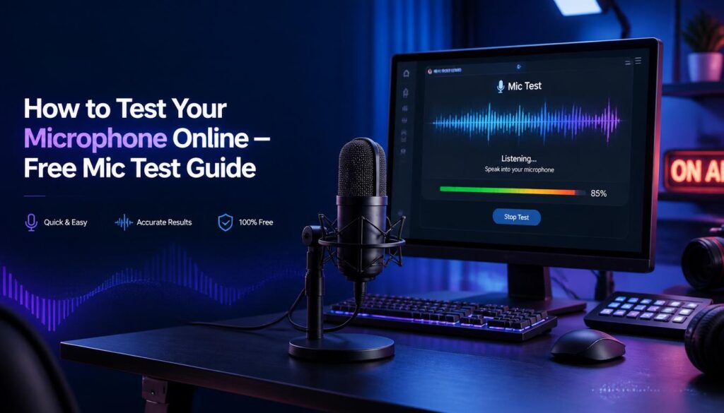How to Test Your Microphone Online