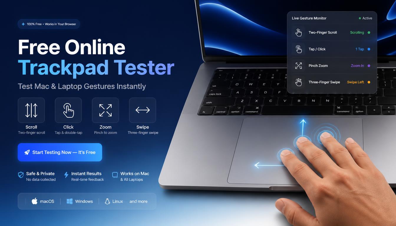 trackpad tester online